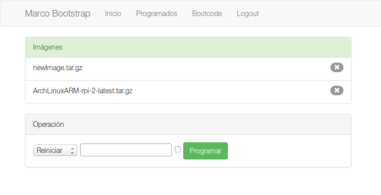 The main view of the MarcoBootstrap tool